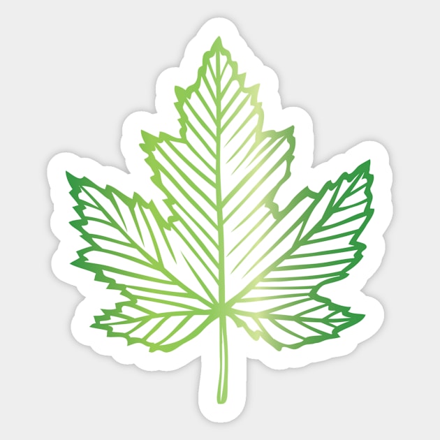 Beauty Leaf Sticker by AVEandLIA